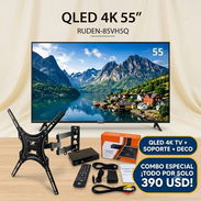 Combo de Tv 4k Ruden 55" pcfg - Img 56706875