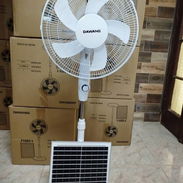 Ventilador Recargable con Panel Solar Dawang 16” - Img 57291302