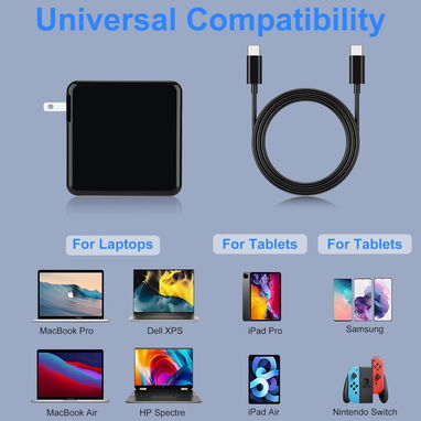 Cargador de portátil USB C de 96 W | videojuegoshabana.com - Img 122014748