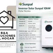 Inversor Solar Sunpal 10 kW 110/220V Nuevo – Para toda la casa o negocio - Img 54897762