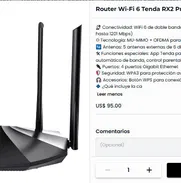 Router Wi-Fi 6 Tenda RX2 Pro AX1500 - Img 49799489