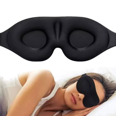 Collarines Ortopédicos, Ajustables,     y      Antifaz de ojos, 3D para domir. - 7/10