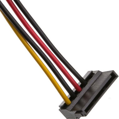 ¡¡¡¡¡¡Cable Molex a Dual SATA Cable de alimentación, 4 pines Molex macho a doble serie ATA hembra, 14 pulgadas  53274327 - 5/5