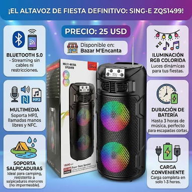 Bocina por bluetooth - Img 127600501