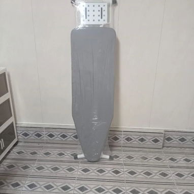 Tabla Planchar Plegable Gris Blanco Malla Metálica Funda Acolchada VPT# - Img 127703568