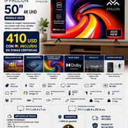 SMART TV IFFALCON 50" 4K con transporte incluído NUEVOS !!! - Img 53171298