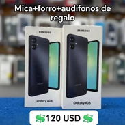 Samsung A06 de 4 GB RAM con 64 GB 🆕 Nuevo en su caja📦 Forro, Mica, audífonos y Cargador de regalo - Img 55194628