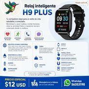 RELOJ INTELIGENTE H9 PLUS. Smartwatch - Img 58085827