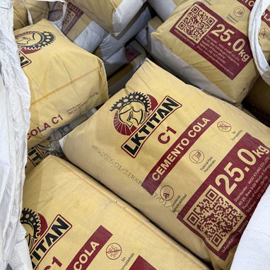 Cemento Porcelanico Gris Cola LKTITAN 25kg - Img 123106839