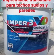 Pintura impremiable antigoteras transitable y vinil antihumedad para exterior e interior - Img 50758601