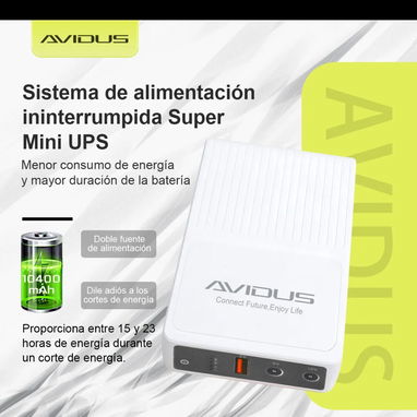 Mini UPS para router 10400 Mah - Img 116738052