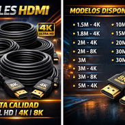 Cables HDMI de Alta Calidad (Variedad de longitudes) - Img 53944724