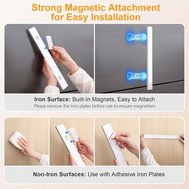 * Lampara Premium con sensor de movimiento e iluminación magnética recargable con 128 LEDs - Img 121469873