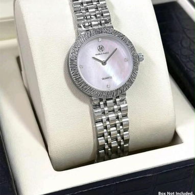 Nuevamente disponible en su caja relojes marca Pablo raez de acero inoxidable,los que pesan relojes de mujer y de hombre - 2/4