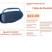 Charge 6S LED: Sonido Envolvente de 16W y Luces Rítmicas por $23.00 VPT#-0044 - Img 55655973