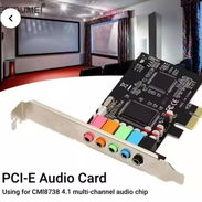 Tarjeta audio PCI-E 1X PC - Img 52165348