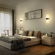 A-16  Lampara de pared interior dormitorio decorativa 2 piezas ,apliques led de luz cálida ,led moderna ,lamparas … - Img 50572335