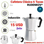 ☕ Cafetera Clásica RUDENKOV - 6 Tazas - $15 USD - Img 56294975