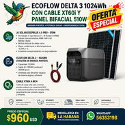 ECOFLOW DELTA 3 1024WH CON CABLE XT60I Y PANEL BIFACIAL 510W - Img 57339749