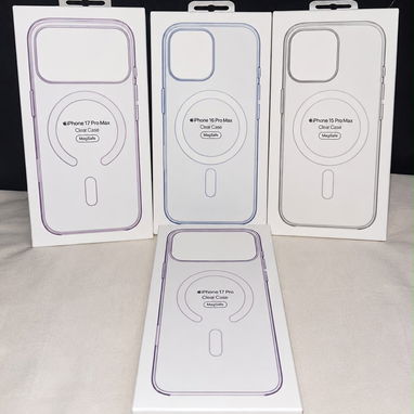  Cover MagSafe Originales Clear Case en caja 📦  iphone 📱  17 pro max  17 pro 16 pro max 15 pro max  📱 - 2/4