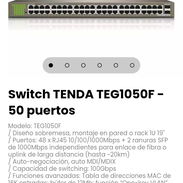 Switch TENDA TEG1050F - 50 puertos Modelo: TEG1050F - Img 56756515