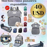 Mochila pañalera expandible. - Img 55462423