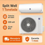 Well Split 1 tonelada 220V❄️ EBy $280 - Img 56100020