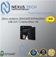 Disco duro externo SEAGATE EXPANSION de 1Tb USB 3.0 NUEVO en caja - Img 45731178