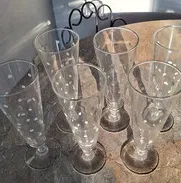 Juego de 6 copas de cerveza antiguas - Img 48775242