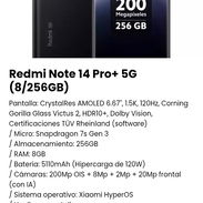 Redmi Note 14 Pro + 5G (8/256GB). Nuevo con garantía por escrito - Img 49735080