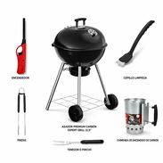 ASADOR DE CARBON PREMIUM EXPERT GRILL 22.5" + ACCESORIOS COMPLETOS ENVÍO DISPONIBLE HABANA + 15 DÍAS DE GARANTÍA - Img 55945972