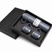 TERMO TÉRMICO CON 3 VASOS GRIS - Img 55994189
