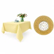 Reloj decorativo de pared, con mantel amarillo claro de regalo 🎁🎉 - Img 57382358