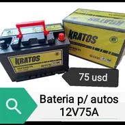 Baterias para autos 12V75A, Interesados llamar o escribir por WhatsApp al 59675728. Soy del reparto Camilo Cienfuegos Ha - Img 57948861