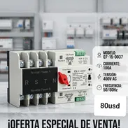 SWITCH DE ENCENDIDO AUTOMÁTICO 4 VÍAS - 100A Q7-LUMINA 80 USD - Img 57035666