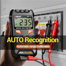 ANENG M113 multímetro digital compacto y portátil, diseñado para la medición de voltaje AC/DC, resistencia y continuidad - 5/10