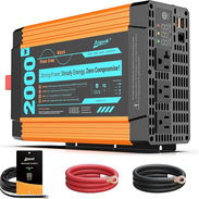 AGOTADO Ampeak Inversor de onda sinusoidal pura 12v a 120V 2000W RMS(sobretensión de 6000W) - Img 54276482