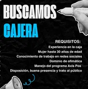 Buscamos Cajera - Img 50172995