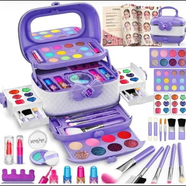 Set maquillaje real para niñas * no es toxico - Img 125652738