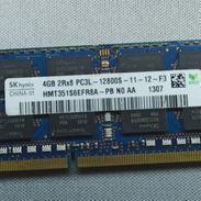 Memoria para-Laptop (RAM DDR3), SK Hynix 4GB 2Rx8 Hynix 4GB DDR3 2Rx8 PC3L-12800S velocidad de memoria 1600 MHz De uso, - Img 57885427