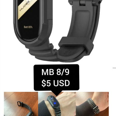 Manillas marca Mijobs para Xiaomi Mi band 8/9/10. Estilo: Casio G-Shock: $5 USD Estilo: Milan metálicas: $10 USD - Img 84904563