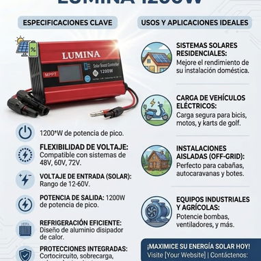 Venta y Envíos de Inversores,Baterías y kit listos para instalar!! - 4/6