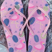 Bonitas chancletas rosadas de playa número 37 - Img 55644647