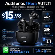 AUDÍFONOS INALÁMBRICOS 1HORA AUT211 CON ANC - Img 57026470