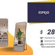 Espejo de cuerpo completo con dimensiones de 152cm (altura) y 42cm (ancho) - Img 56125411