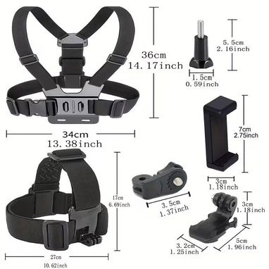 * Kit de Accesorios 7 en 1 para Cámaras de Acción - Img 124892015
