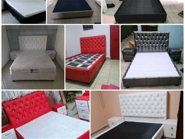 Se hacen camas tapizadas en vinil a su gusto y medida - Img 66197550