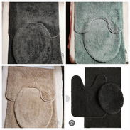 Alfombra decorativas para baño de 3 piezas (dh) - Img 54717546