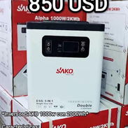 Inversor solar híbrido Sako 2 en 1 de 1kw con 2kw de respaldo en 850 USD con garantía y mensajería gratis - Img 58034243