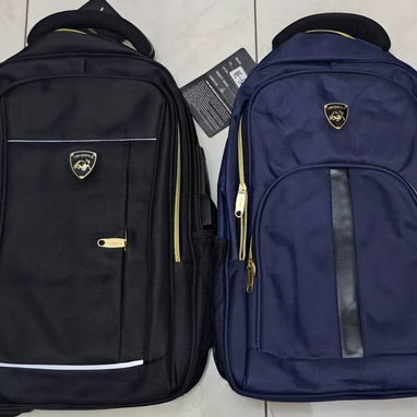 MOCHILA NUEVA CON SEGURA Y USB DE COLORES AZUL Y BEGRA - Img 84627421